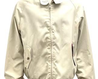 Vintage Baracuta G9 Harrington Jacket Beige Tan 42L Fraser Tartan