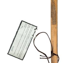 Vintage Kentucky Tobacco Walking Stick - Ballard County Historic Wood Cane
