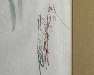 Eugene Ridgely Jr Original Watercolor Native American Arapaho Art Painting 1990