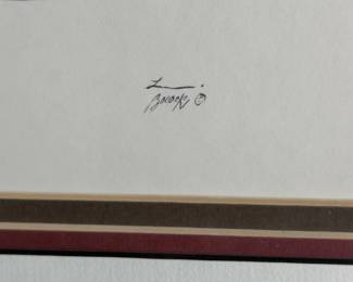 Lee Bocock Original Native American Portrait Painting Signed Framed Fine Art