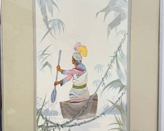 Jerome Tiger Through the Everglades Signed Numbered Framed Print 899/1500