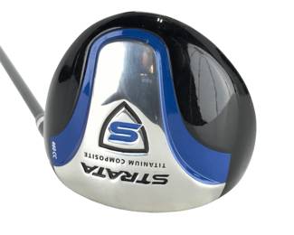 Strata 460cc Titanium Composite Driver Golf Club with Headcover