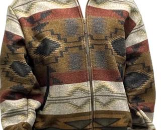 Vintage Pendleton Wool Southwest Bomber Jacket Large High Grade Western Wear
