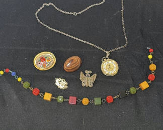 Lot 311: Assorted Vintage Jewelry and Decorative Accessories