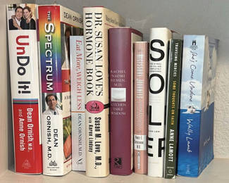 Lot 132: Collection of Cooking, Health, and Memoir Books