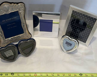 Lot 338: Assorted Silver-Plated and Decorative Photo Frames