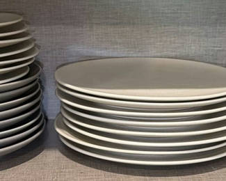 Lot 294: Assorted Dinner Plates, Bowls, and Square Plates