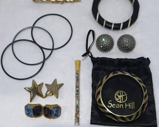 Lot 314: Sean Hill Bracelet and Assorted Costume Jewelry Accessories