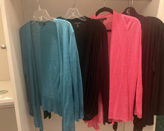 Lot 63: Women's Cardigans and Wrap Tops by Nic + Zoe and Eileen Fisher