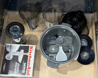 Lot 290: KitchenAid Food Grinder Attachment and Kitchen Appliance Accessories