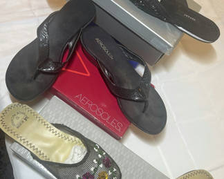 Lot 68: Assorted Women's Slip-On Shoes and Sandals
