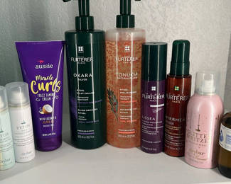 Lot 33: Assorted Hair Care Products and Essential Oils