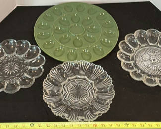 Lot 304: Four Deviled Egg Serving Trays