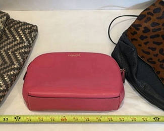 Lot 344: Coach Cosmetic Bag and Two Handbags