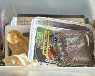 Lot 116: Grill Accessories, Cutting Board, and Smoking Chips