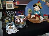FABULOUS DISNEY "ELISABETE GOMES" LARGE PINOCCHIO CHARGER/BOWL