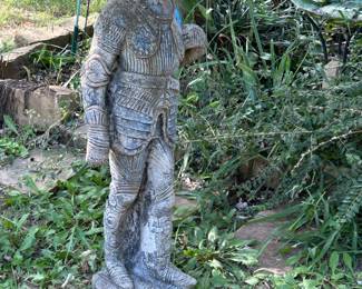 Conquistador statue