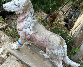 Concrete dog