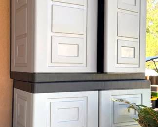 Outdoor storage cabinets
