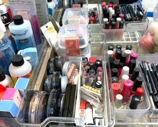 Assorted toiletries + cosmetics
