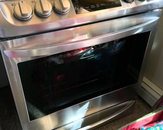 LG gas range
