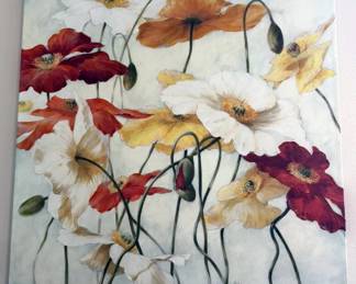 Poppy wall art (there's a variety of poppy wall art!)