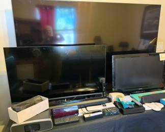 Assorted televisions