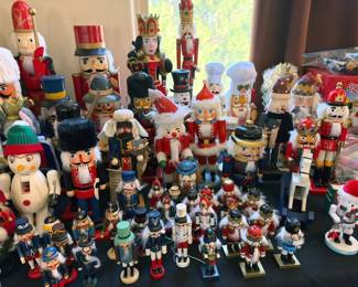 Nutcrackers of all shapes, sizes + materials!