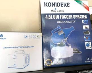 Run the air purifier after the fogger, I suppose. ;)