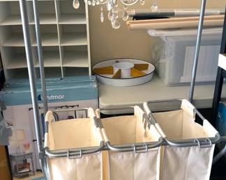 Laundry sorter/rolling rack