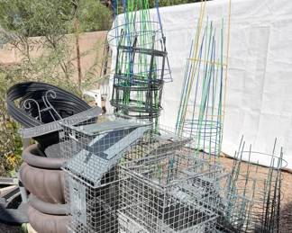 Animal traps, tomato cages