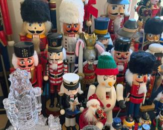 Nutcrackers of all shapes, sizes + materials!