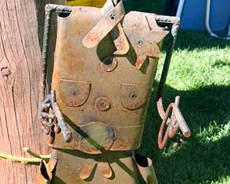Wild West yard art