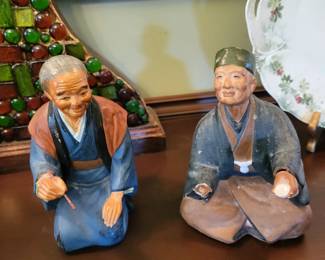 HAKATA URASAKI Clay Dolls