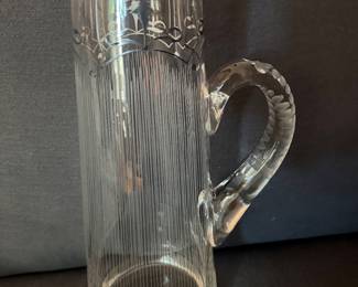 Silver overlay pitcher