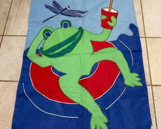 Large frog flag 
