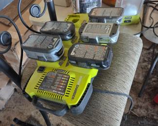 chargers and batteries for tool