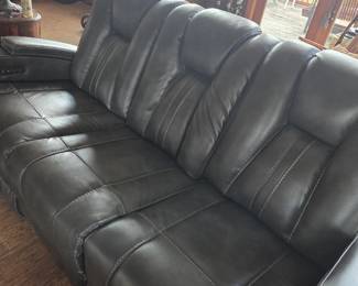 brand new leather recliner couch eletric