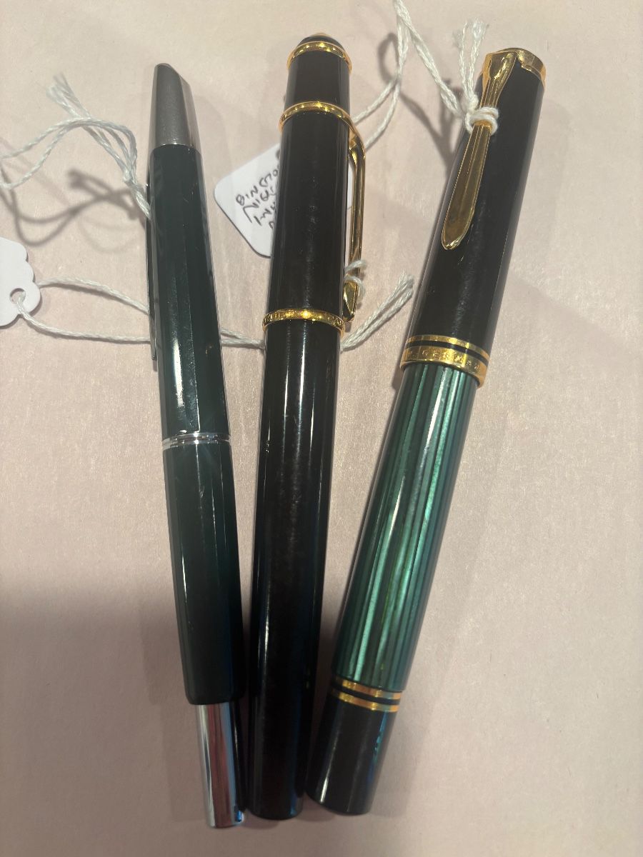 NAMIKI, CARTIER, PELIKAN SOUVERAN FOUNTAIN PENS