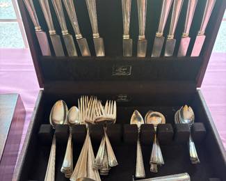 2ND STERLING FLATWARE SET