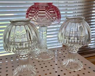 Clear glass fairy lamps