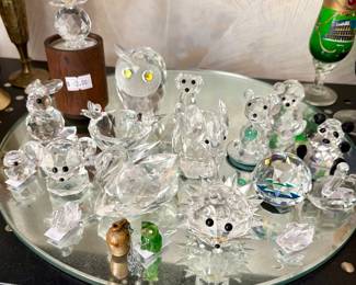 Swarvorski crystal small figures