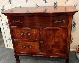 Antique wash stand cabinet