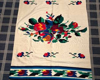 Mexican floral serape