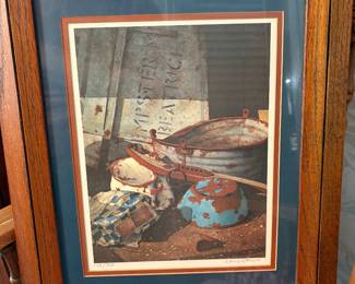Signed numbered print