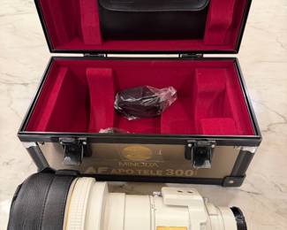 All of these items by Zeiss are new, never been used and only out of the box to take pictures.&nbsp; They are all mint condition.&nbsp;  3 New in the box scopes:&nbsp; Zeiss Conquest HD5 Rifle Scopes 3-15x50 82 Reticle 1 New in the box scope:&nbsp; Zeiss Victory Diavari Sniper Scope 6-24x56 T FL Reticle 73 1 New in the box scope:&nbsp; Zeiss Conquest 4.5-14x44 Rifle Scope Reticle 20 1&nbsp; Zeiss Diascope in the box with cases and camera attachment:&nbsp; 85 T FL Spotting Scope 2&nbsp; Minolta AF APO TELE 300 Lens with filters and hard case:&nbsp; These lens were used on one photographic Africa Trip.&nbsp; Like new, close to mint condition.