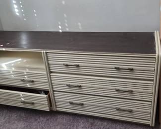 Dresser turned into a entertainment center