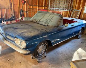 1962 Corvair convertible 3 speed