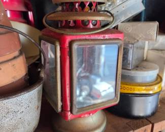 Antique carriage lantern