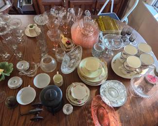 Antique glassware